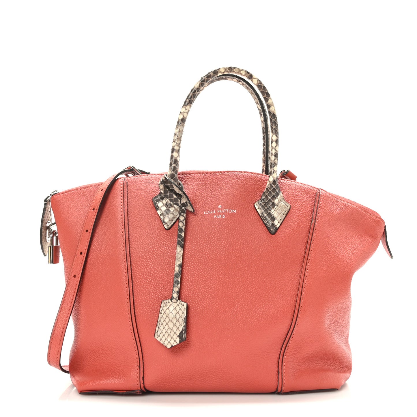 Veau Cachemire Snakeskin Soft Lockit PM