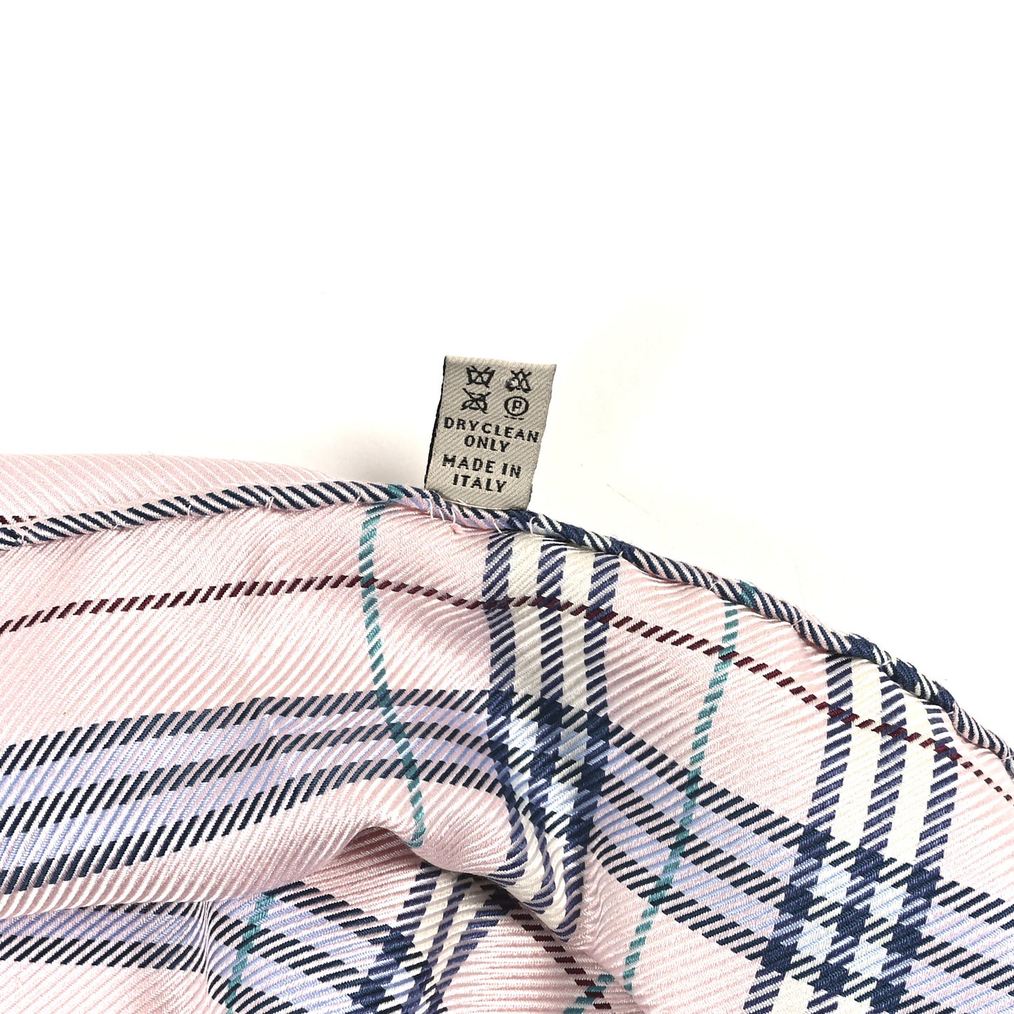 Silk Candy Check Square Scarf Pink