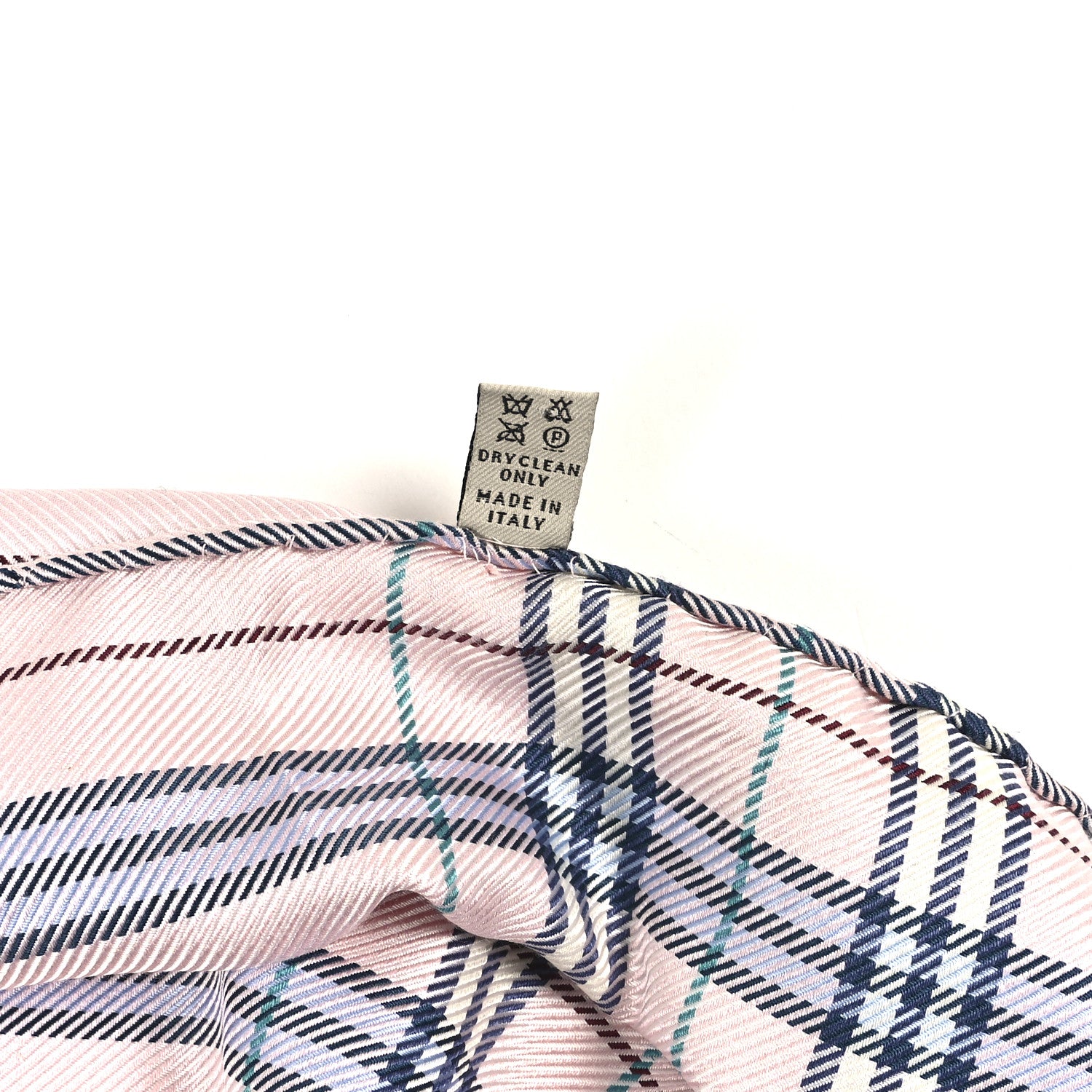 Burberry Silk Candy Check Square Scarf Pink 7 of 8
