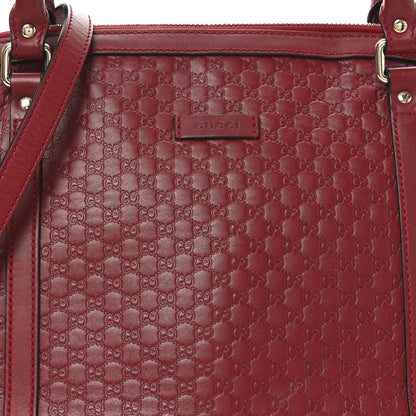 Gucci Soft Microguccissima Dome Satchel Red 8 of 12