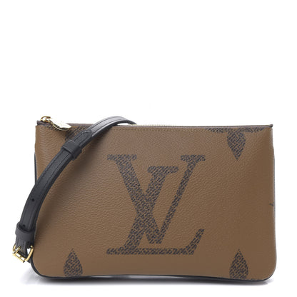 Louis Vuitton Reverse Monogram Giant Double Zip Pochette 1 of 9