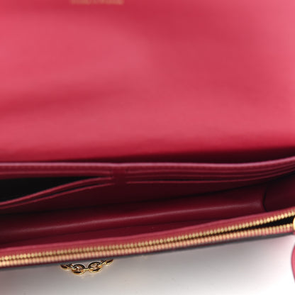 Louis Vuitton Monogram Flore Chain Wallet Fuchsia 5 of 8