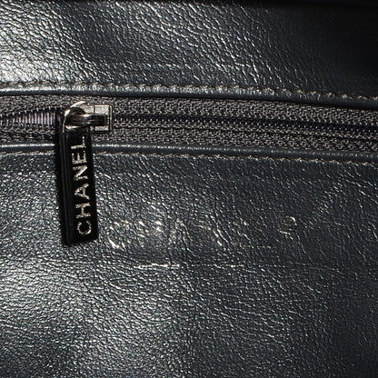 Chanel Metallic Aged Calfskin Quilted Large Reissue Camera Case Silver 6 of 7
