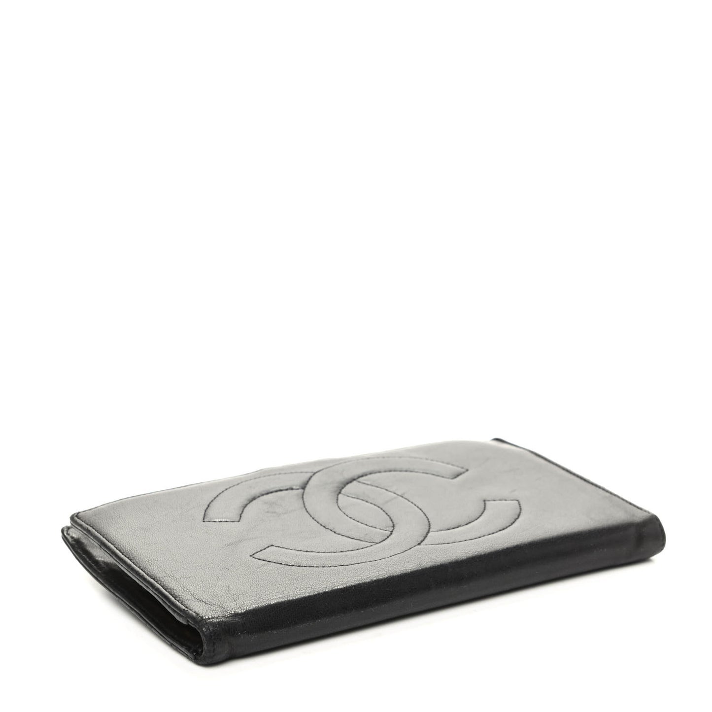 Lambskin Timeless CC French Wallet Black