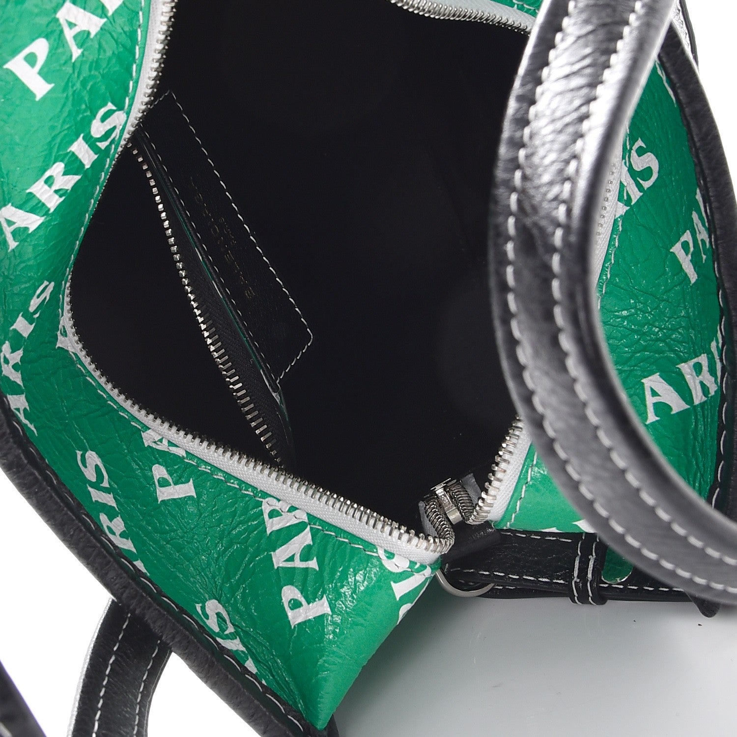 Balenciaga Agneau Arena Paris Print XS Bazar Shopper Tote 5 of 7