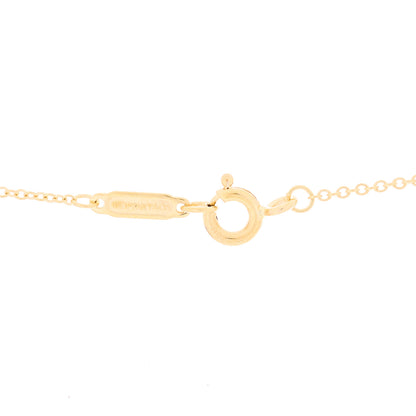Tiffany 18K Yellow Gold Notes Bar Pendant Necklace 3 of 3