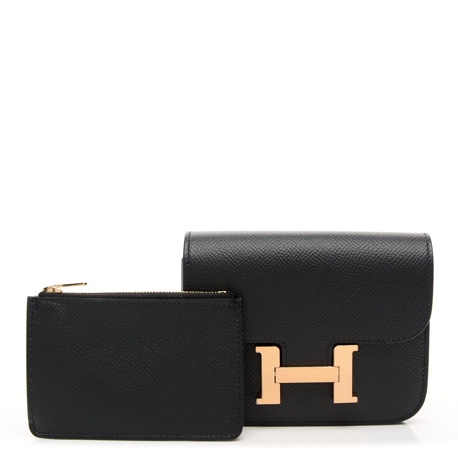 Hermes Epsom Constance Slim Wallet Black 3 of 11