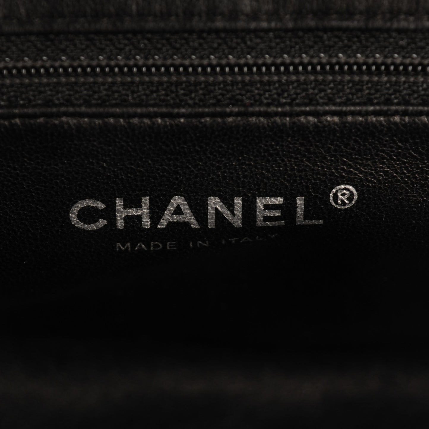 Caviar Quilted Timeless Clutch Black