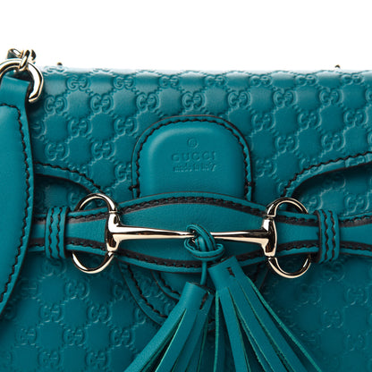 Gucci Microguccissima Mini Emily Shoulder Bag Deep Cobalt 10 of 10