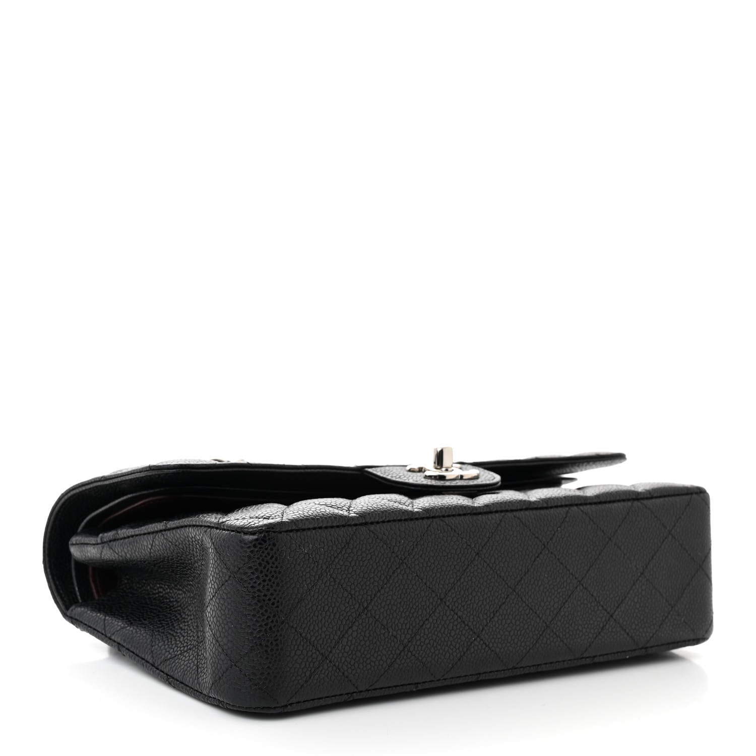 Chanel Caviar Quilted Medium Double Flap Black 4 of 12