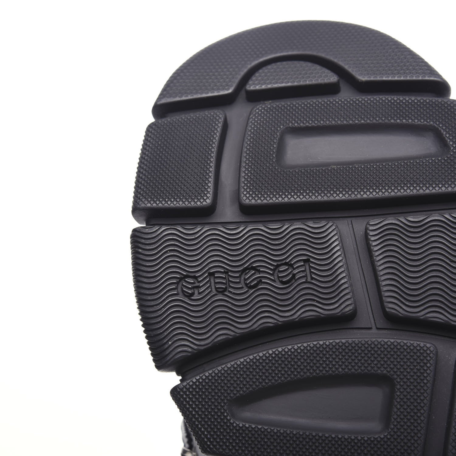 Gucci X SEGA Mesh Technical Canvas Calfskin Reflective Mens Flashtrek Sneakers 11 Silver Black 8 of 9
