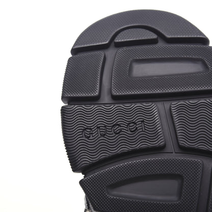 Gucci X SEGA Mesh Technical Canvas Calfskin Reflective Mens Flashtrek Sneakers 11 Silver Black 8 of 9