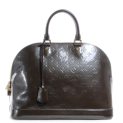 Louis Vuitton Vernis Alma GM Vert Bronze 1 of 8
