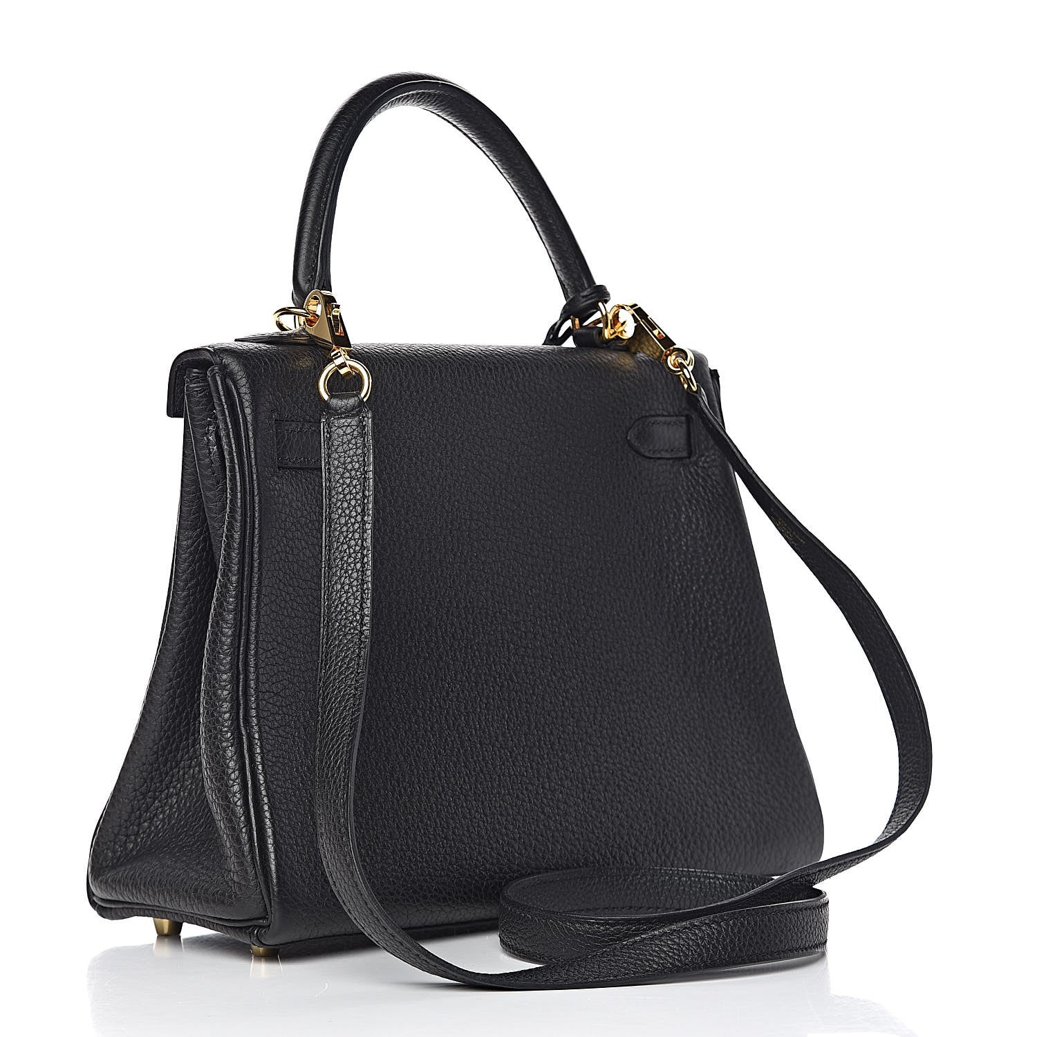 Hermes Togo Kelly Retourne 25 Black 3 of 11