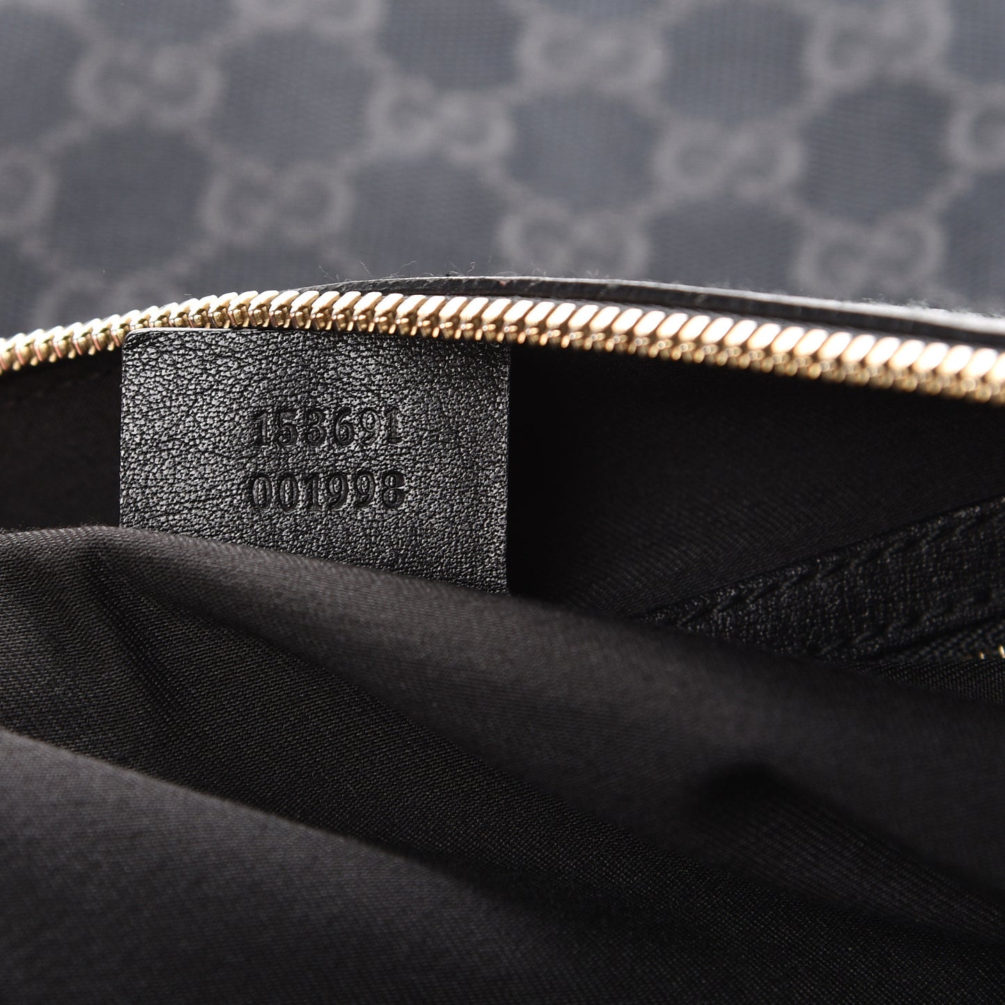 Monogram Web Studded Pelham Shoulder Bag Black