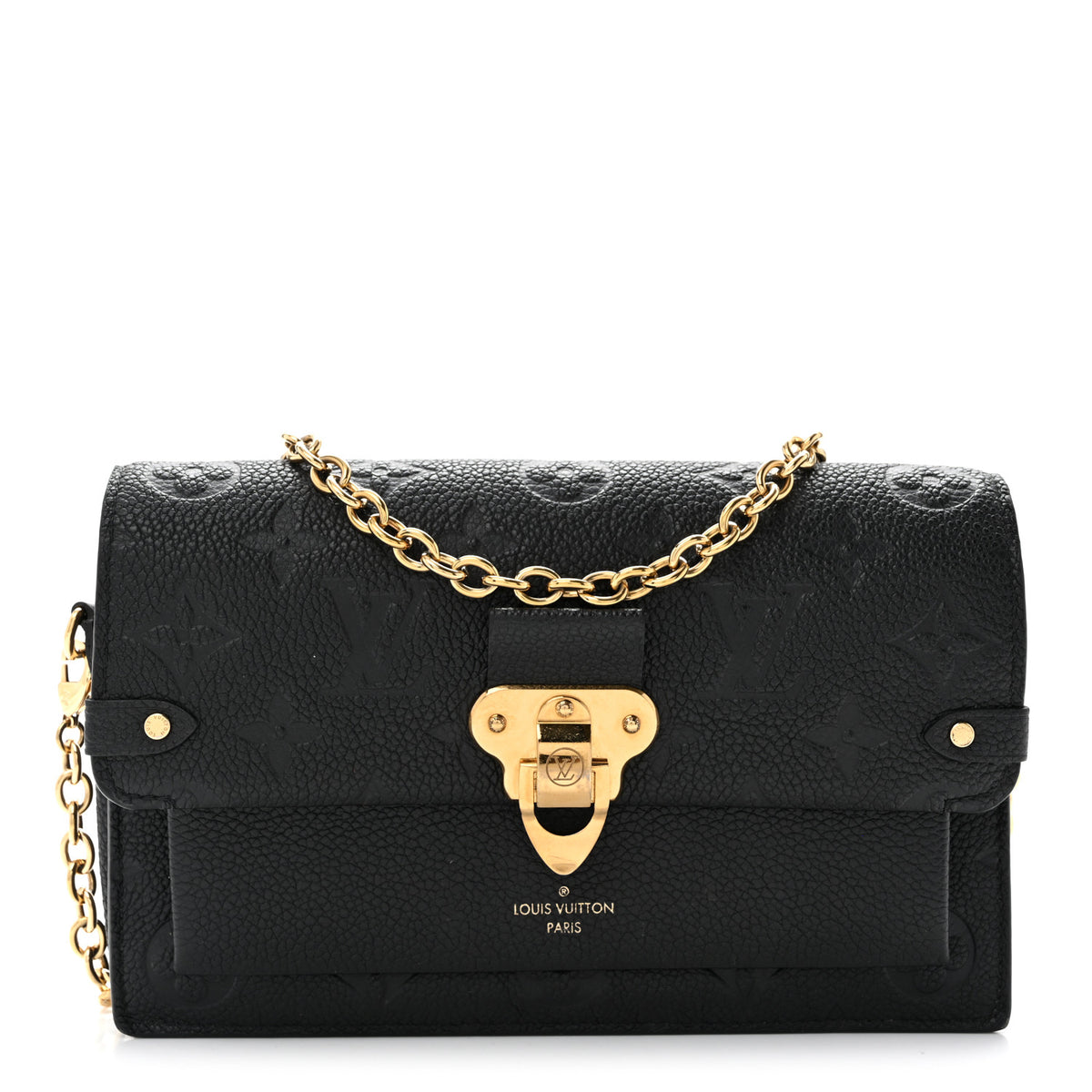 Louis Vuitton Empreinte Vavin Chain Wallet Black 1 of 10