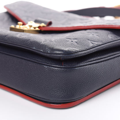 Louis Vuitton Empreinte Pochette Metis Marine Rouge 9 of 12