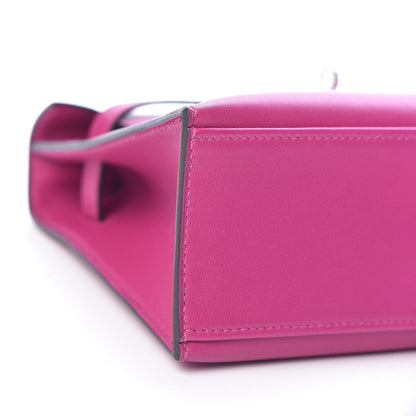 Hermes Swift Kelly Pochette Clutch Rose Pourpre 27 of 28