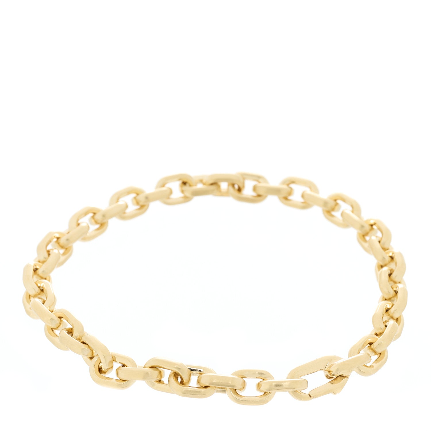 David Yurman 18K Yellow Gold 6.5mm Deco Link Bracelet 2 of 4