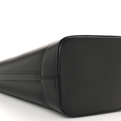 Celine Smooth Calfskin Small Cuir Triomphe Bucket Bag Black 9 of 10