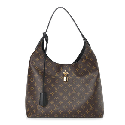 Louis Vuitton Monogram Flower Hobo Black 1 of 8