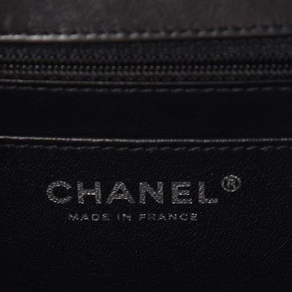 Chanel Lambskin Chevron Quilted Mini Square Flap So Black 6 of 11