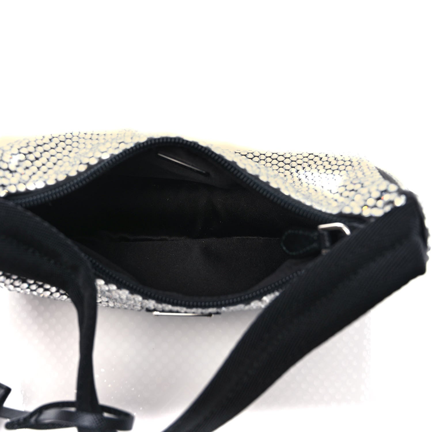 Prada Satin Crystal Mini Re-Edition 2000 Bag Cristal 5 of 8