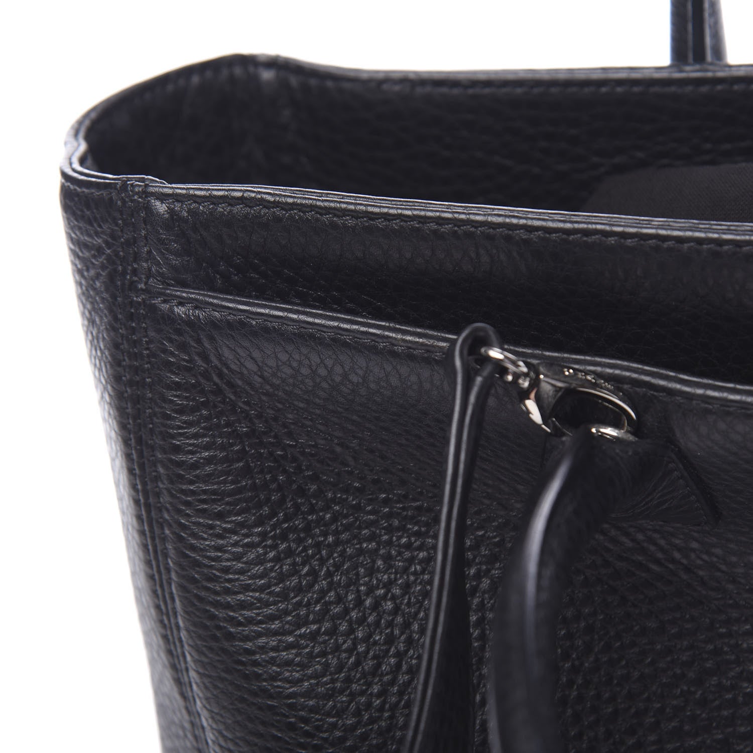 Chanel Deerskin Cerf Executive Shopper Tote Black 13 of 17