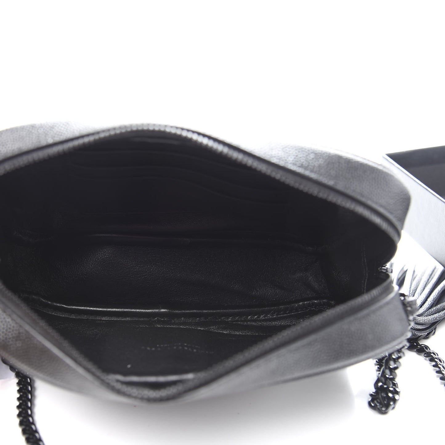 Grain De Poudre Matelasse Monogram Mini Lou Camera Bag Black