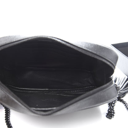 Saint Laurent Grain De Poudre Matelasse Monogram Mini Lou Camera Bag Black 5 of 11
