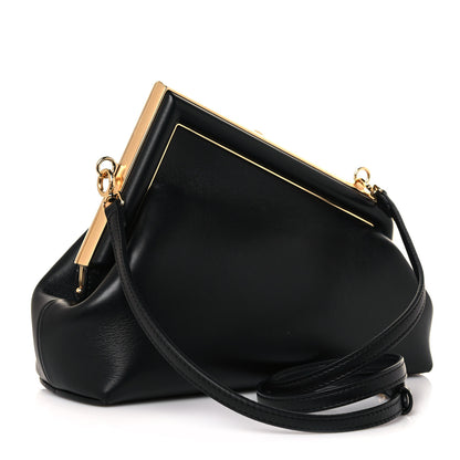 Fendi Shiny Nappa Small Fendi First Black 3 of 13