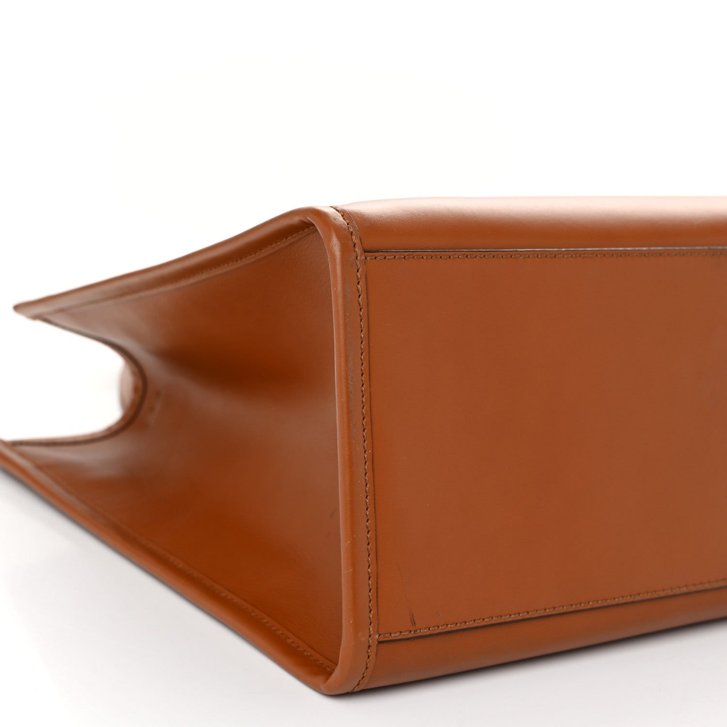 Fendi Vitello King Plexiglass Medium Fendi Sunshine Shopper Tote Cuoio 8 of 9