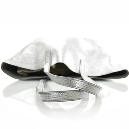 Prada Vitello Daino Tote Silver 6 of 12
