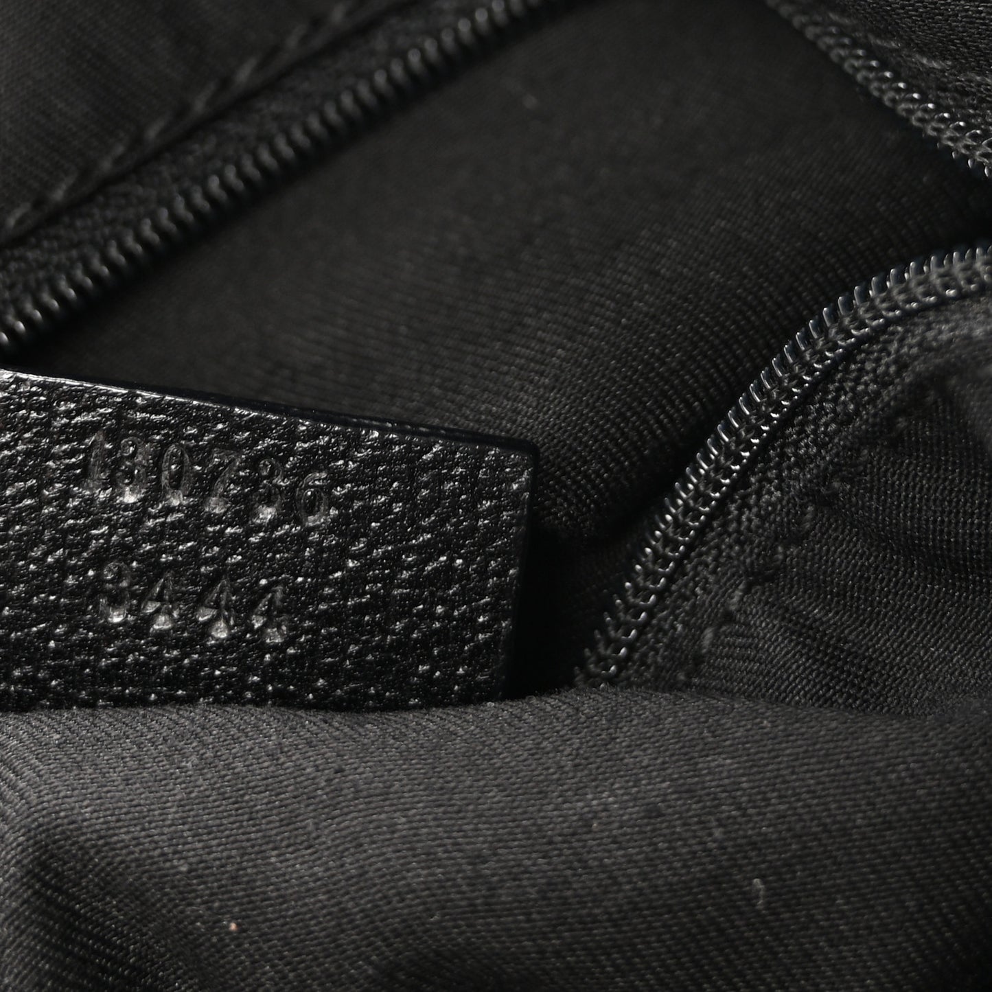 Monogram Medium Abbey Shoulder Bag Black