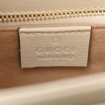 Gucci Azalea Calfskin Horsebit 1955 Shoulder Bag Mystic White 6 of 13