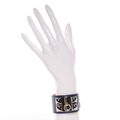 Hermes Swift Collier de Chien CDC Bracelet Small Bleu Saphir 2 of 6