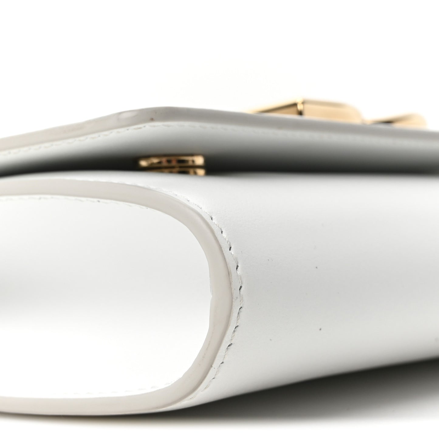Calfskin DG Millennials Crossbody Bag White