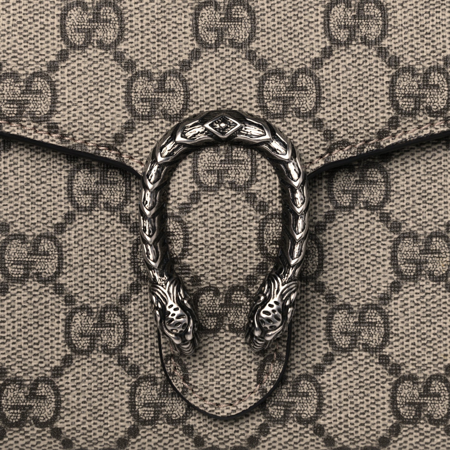 GG Supreme Monogram Dionysus Chain Wallet