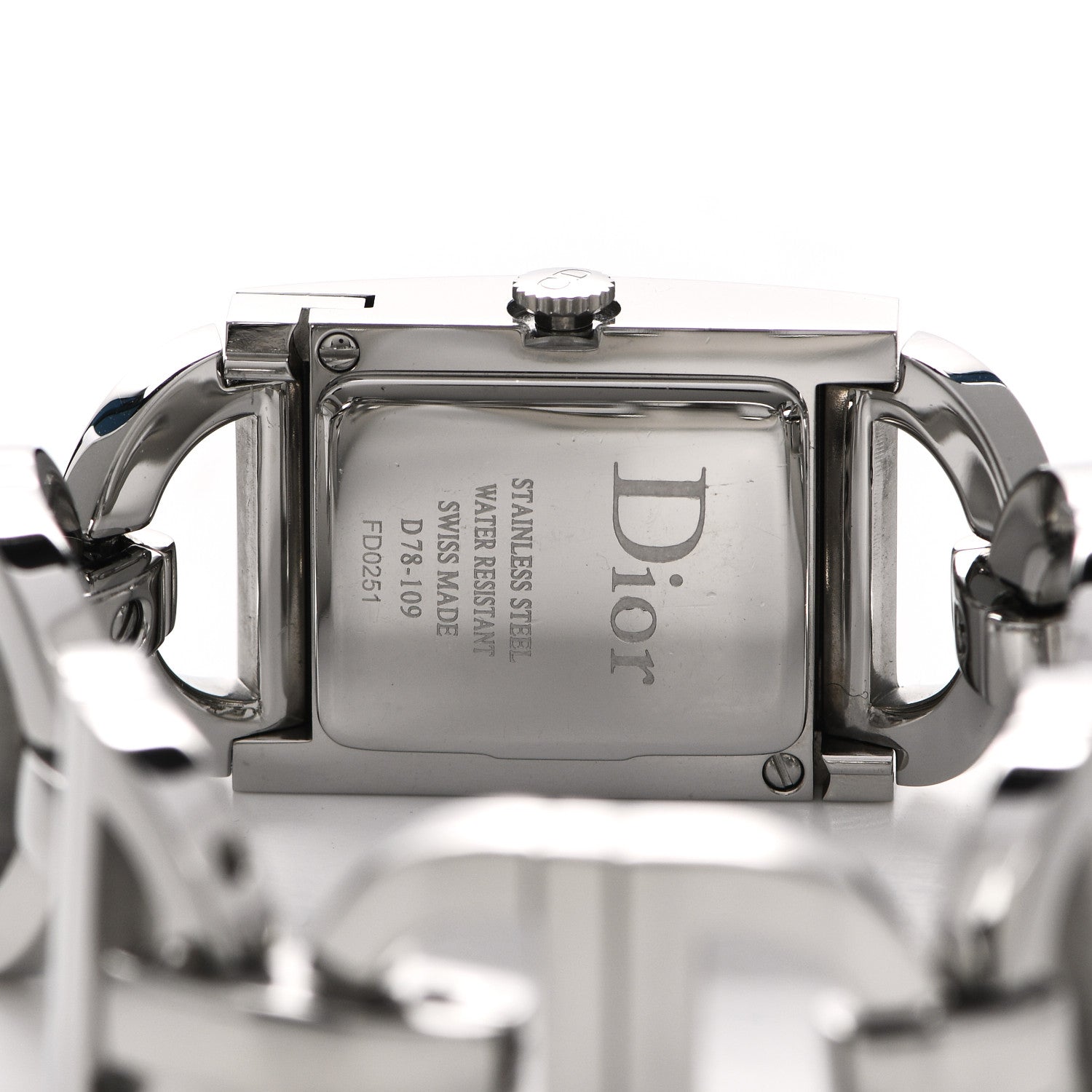 Christian Dior Stainless Steel Mother of Pearl 19mm Malice Quartz Watch 4 of 7