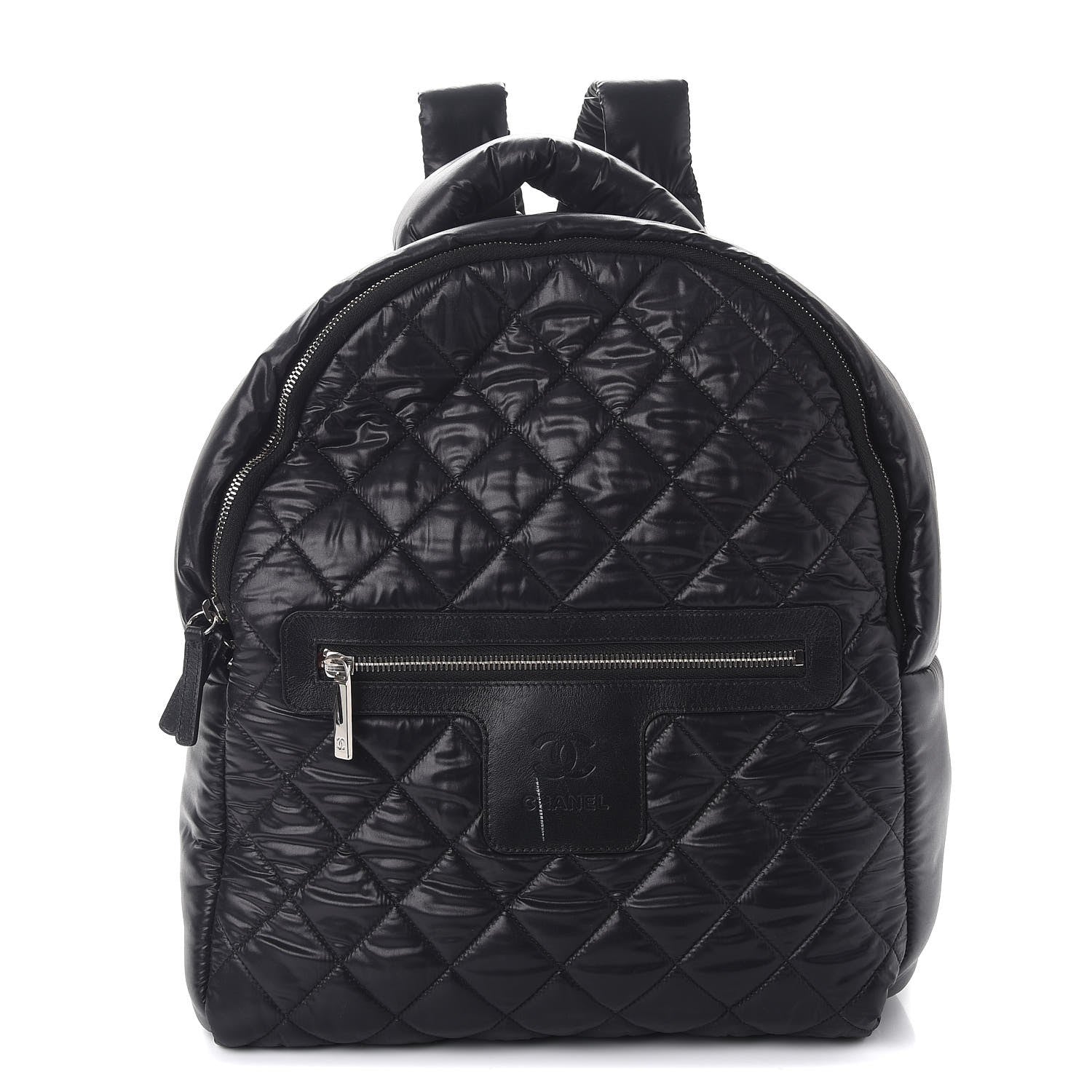 Chanel Nylon Quilted Coco Cocoon Backpack Black 1 of 10