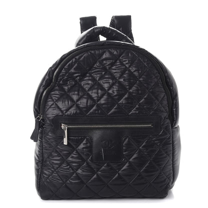 Chanel Nylon Quilted Coco Cocoon Backpack Black 1 of 10