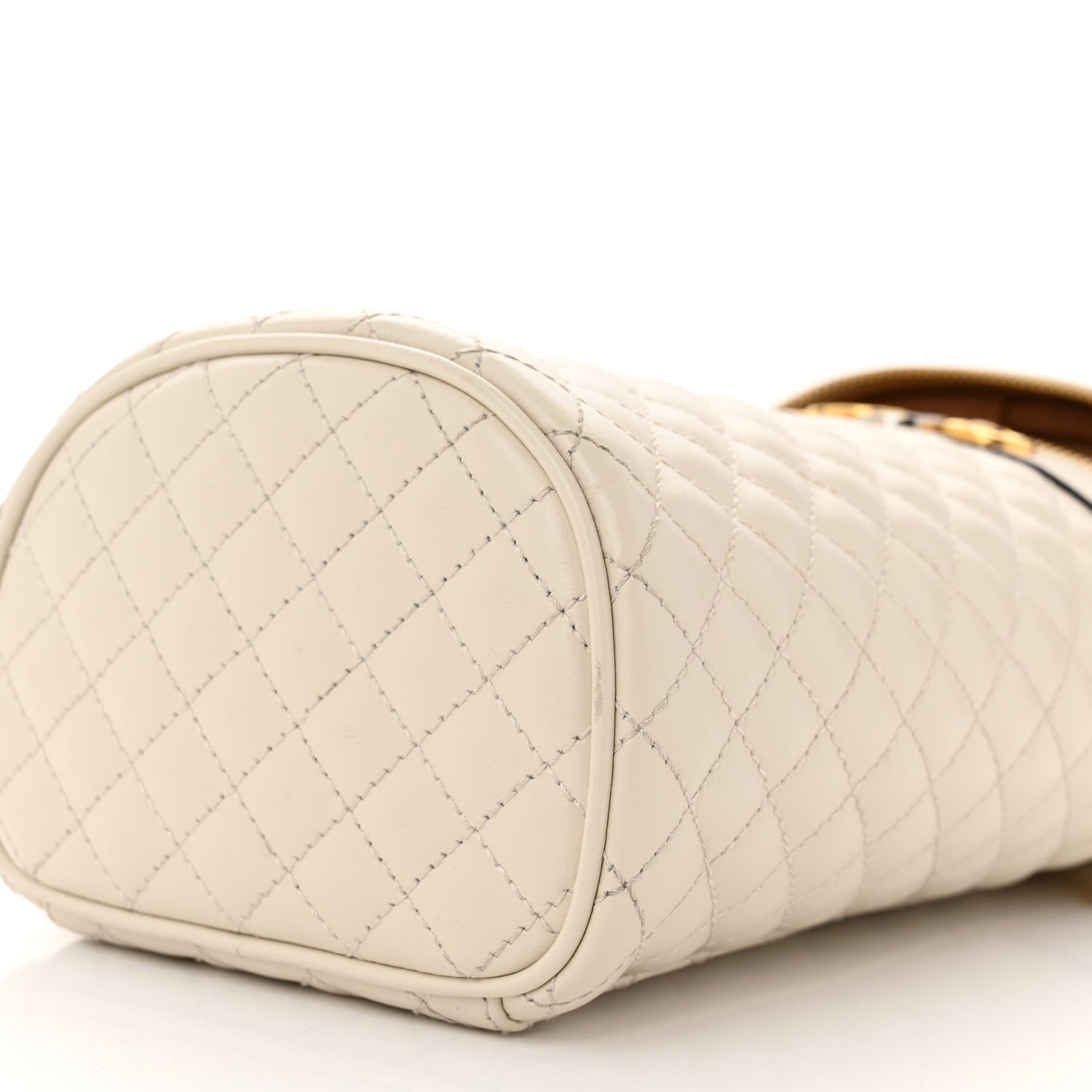 Gucci Calfskin Trapuntata Zumi Belt Bag Off White 10 of 11