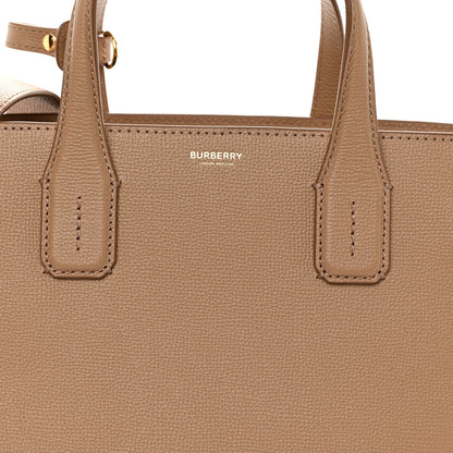 Burberry Derby Calfskin House Check Medium Banner Tote Camel 7 of 9