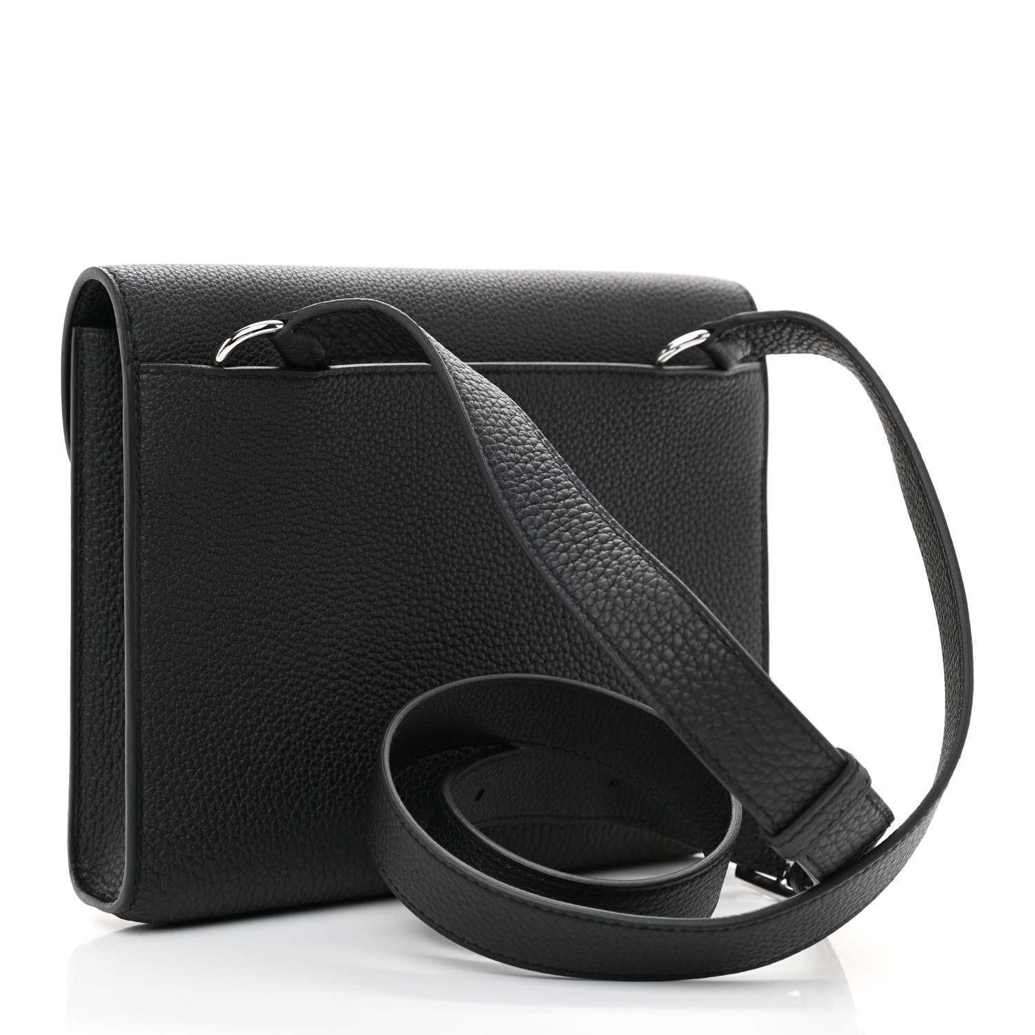 Hermes Togo Sac A Depeches 21 Messenger Bag Black 1171184