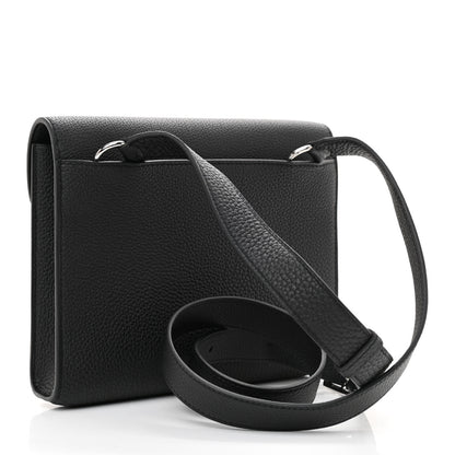 Hermes Togo Sac A Depeches 21 Messenger Bag Black 3 of 11