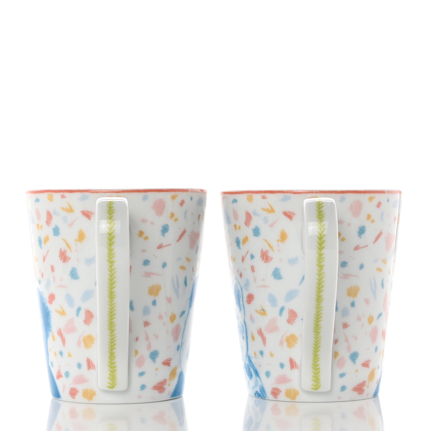 Hermes Porcelain Passe-Passe Mug Set of 2 4 of 9