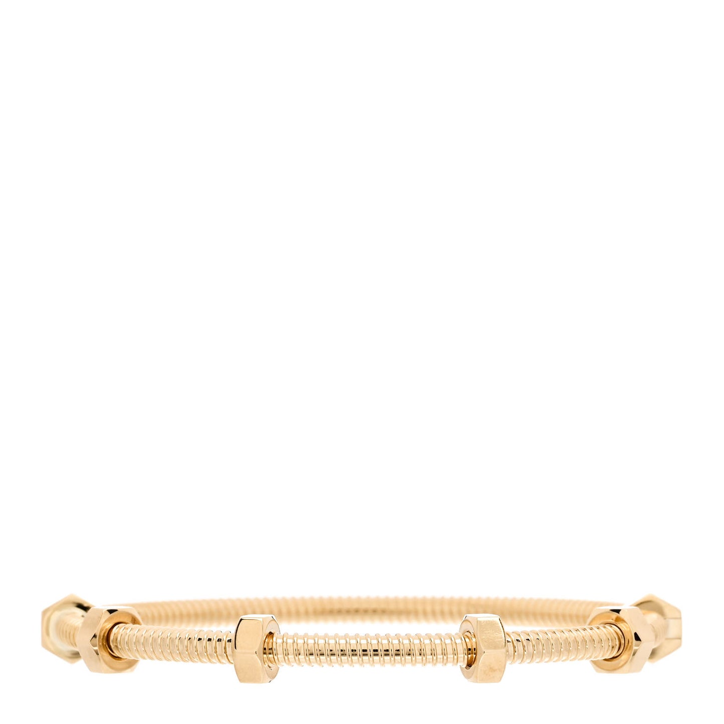 18K Yellow Gold Ecrou de Cartier Bracelet 16