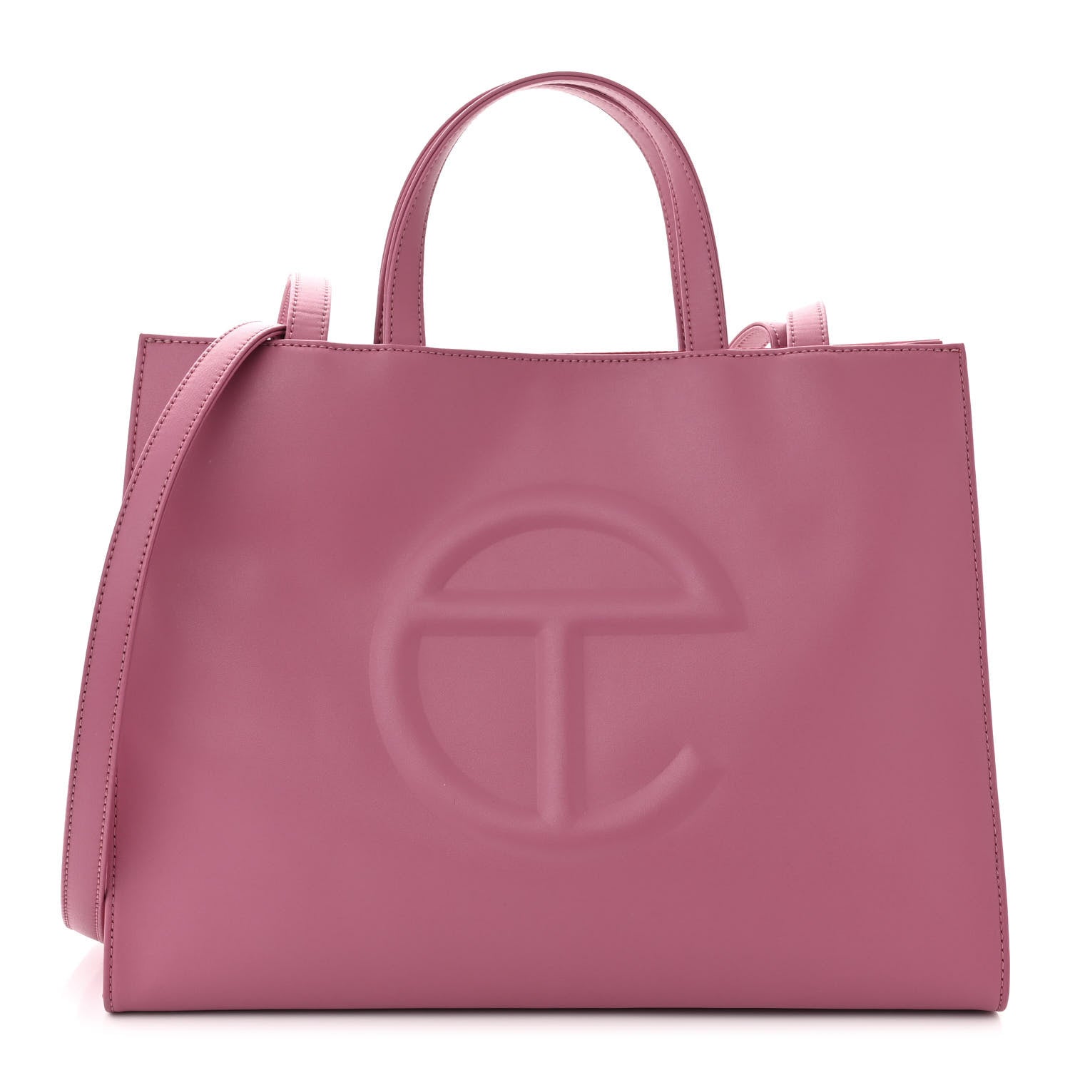 Telfar Vegan Leather Medium Shopping Bag Corned Beef 1 of 12