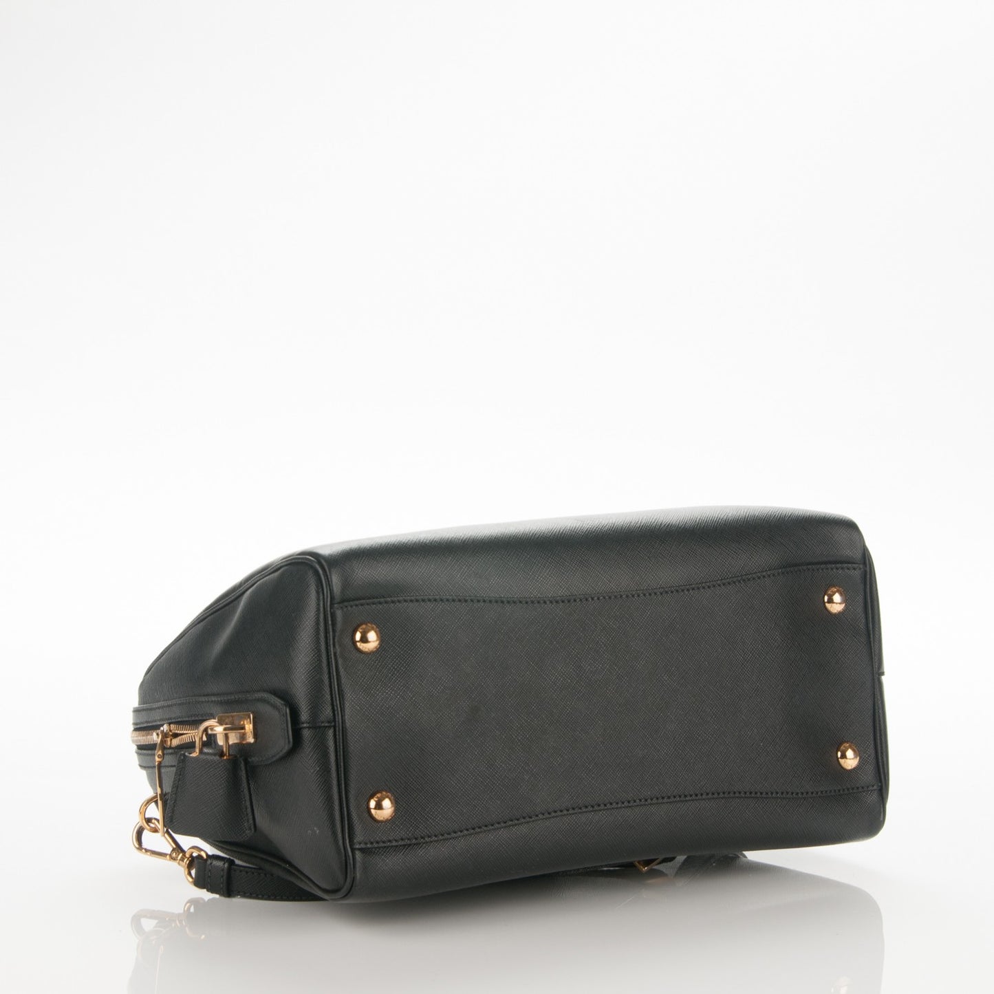 Saffiano Lux Bowler Black