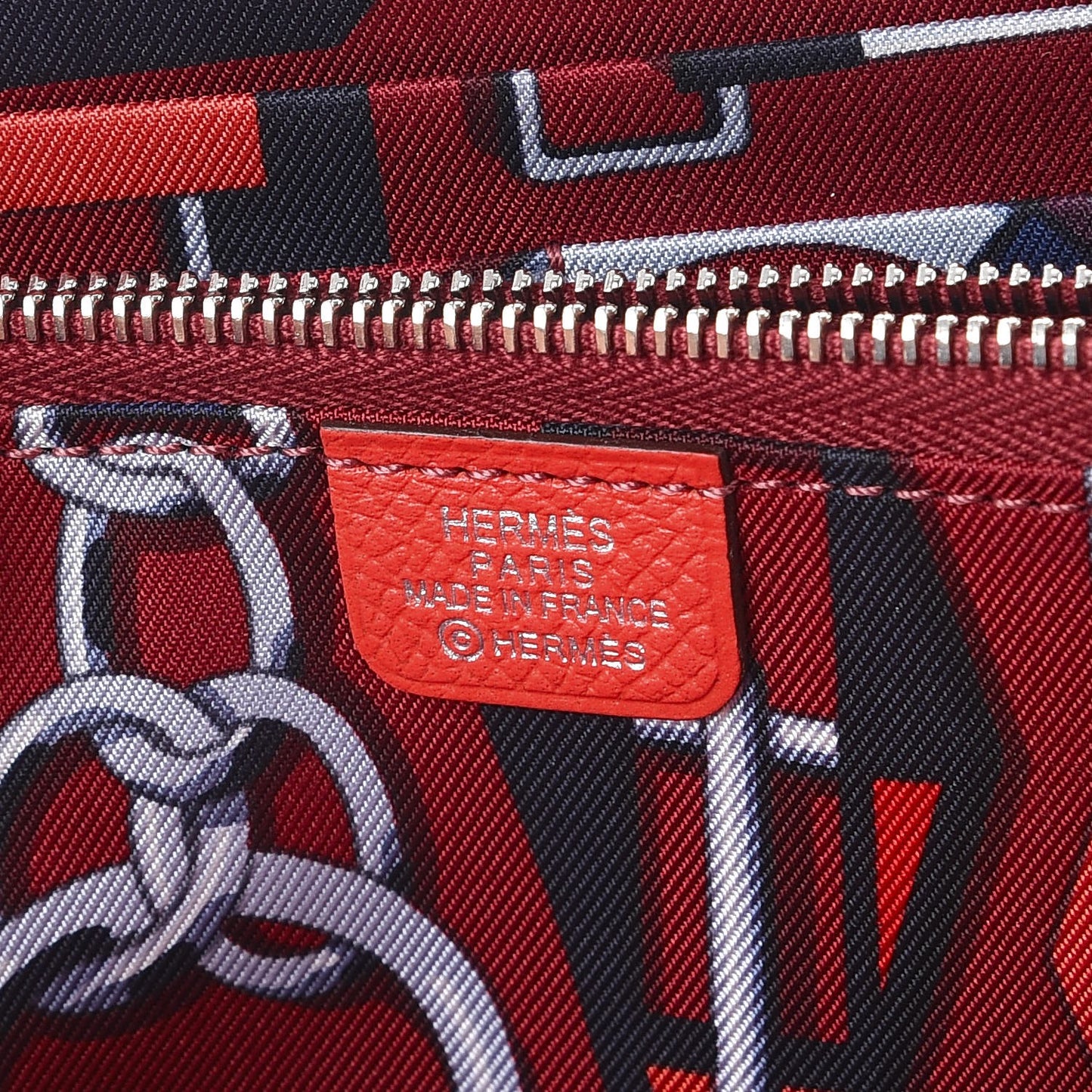 Epsom Silk'In Wallet Rose Jaipur Fauve Rouge Grenat
